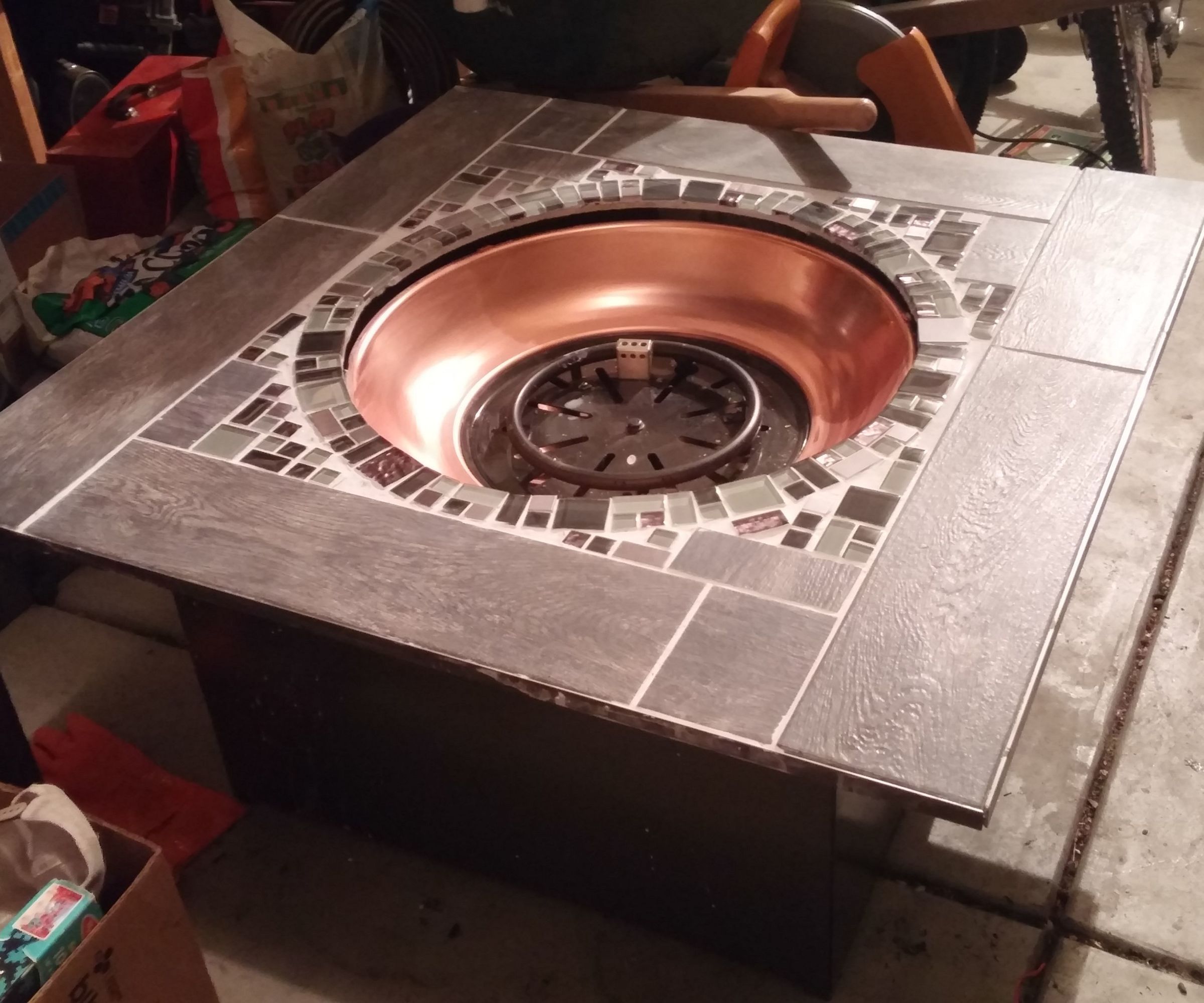 Custom Propane Fireplace