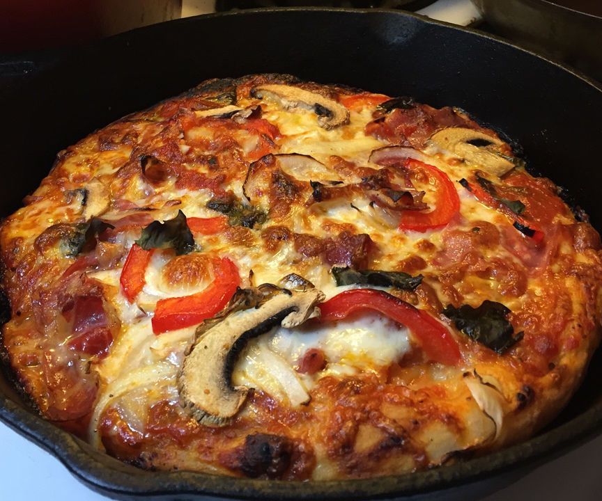 Cast Iron Skillet Pizza