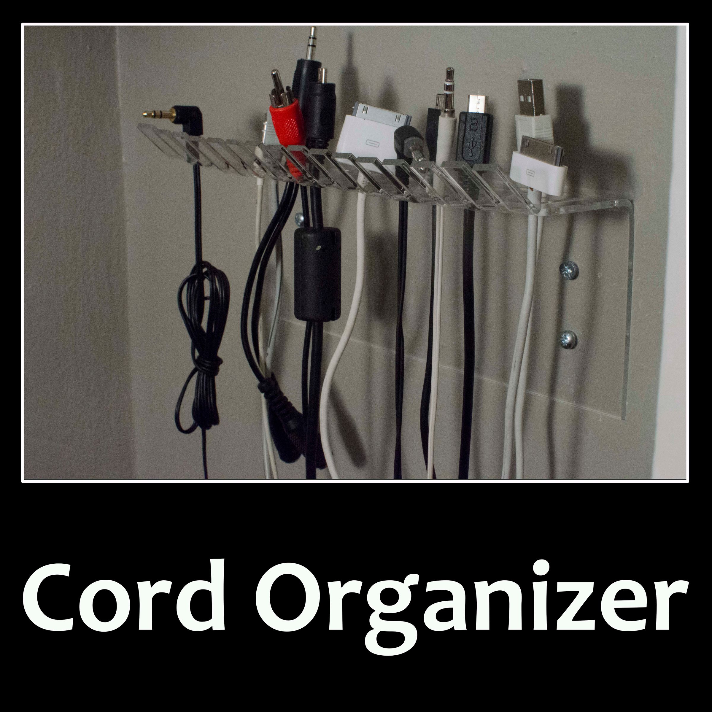 Easy Cord Organizer for $4