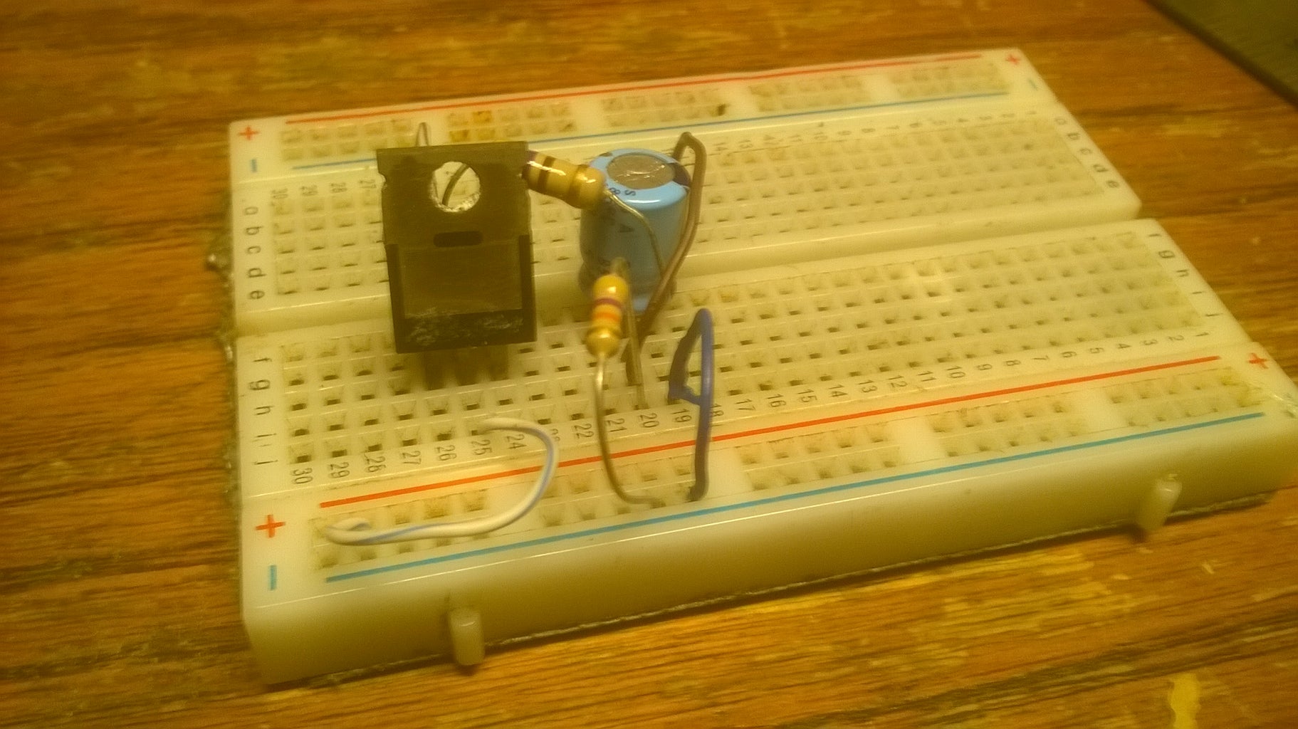 A Simple Time Delay Circuit : 3 Steps (with Pictures) Circuit Diagram