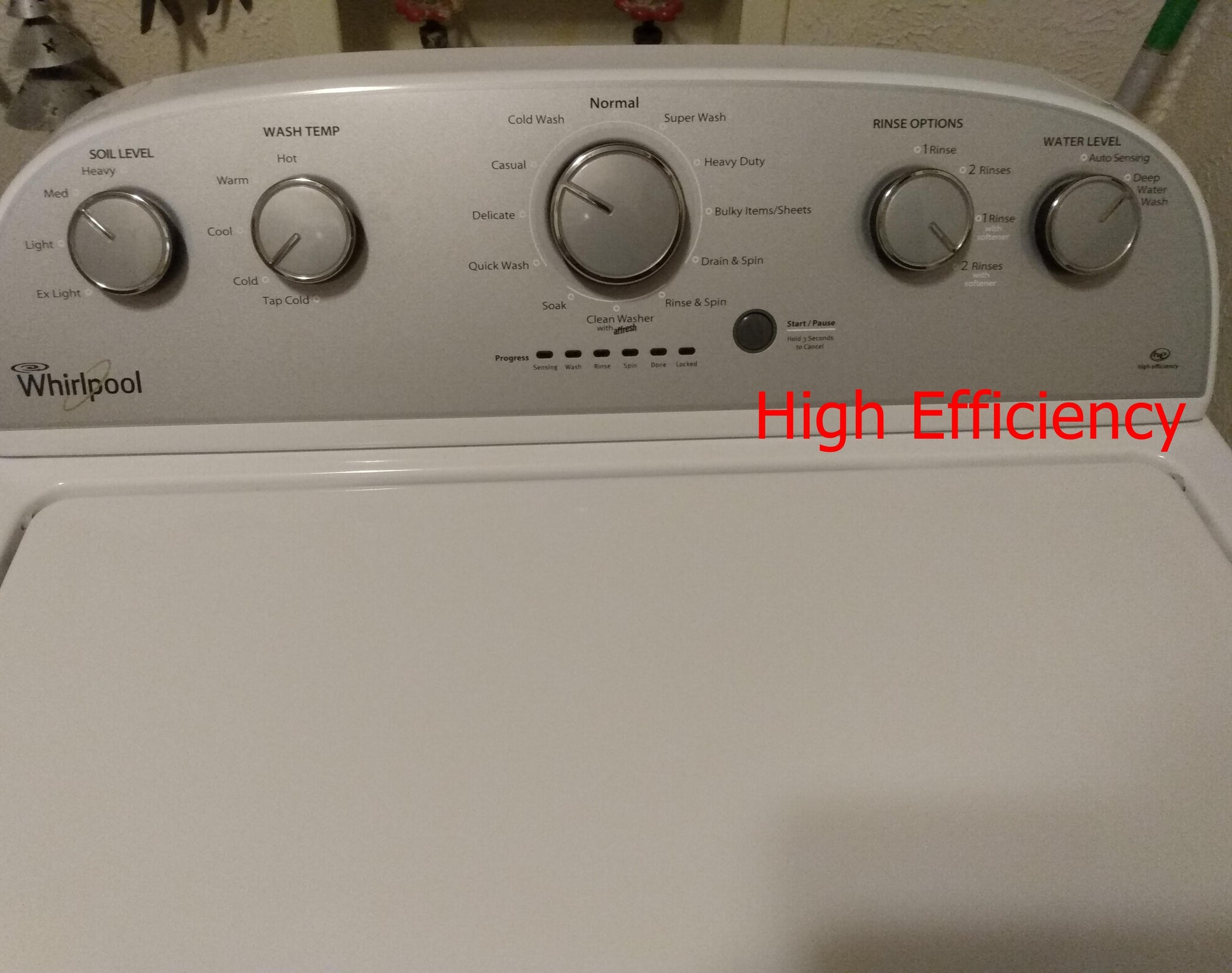 Where Mold Can Live in an Upright Whirlpool Washing Machine 3 Steps