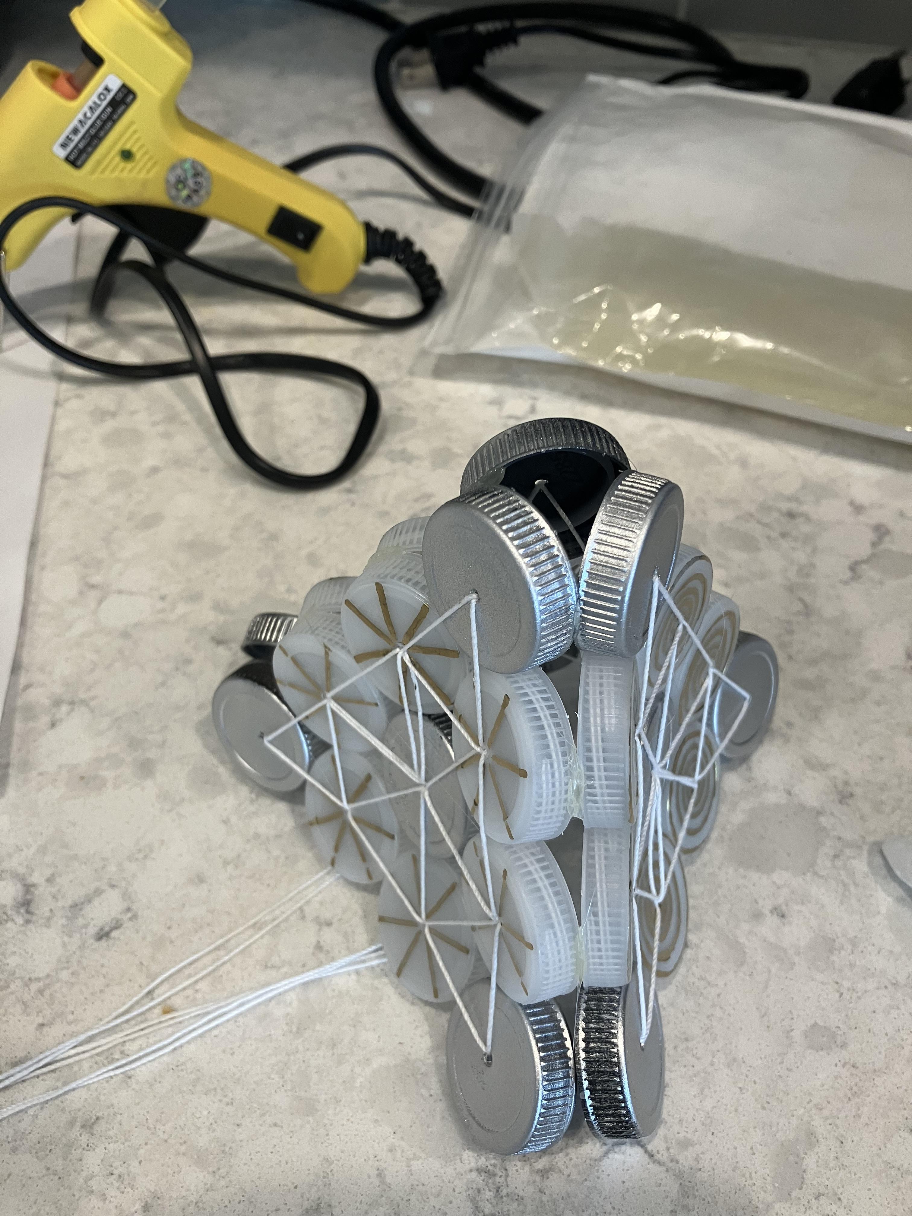 Plastic Bottle Cap Pyramid Lamp 9 Steps (with Pictures) Instructables