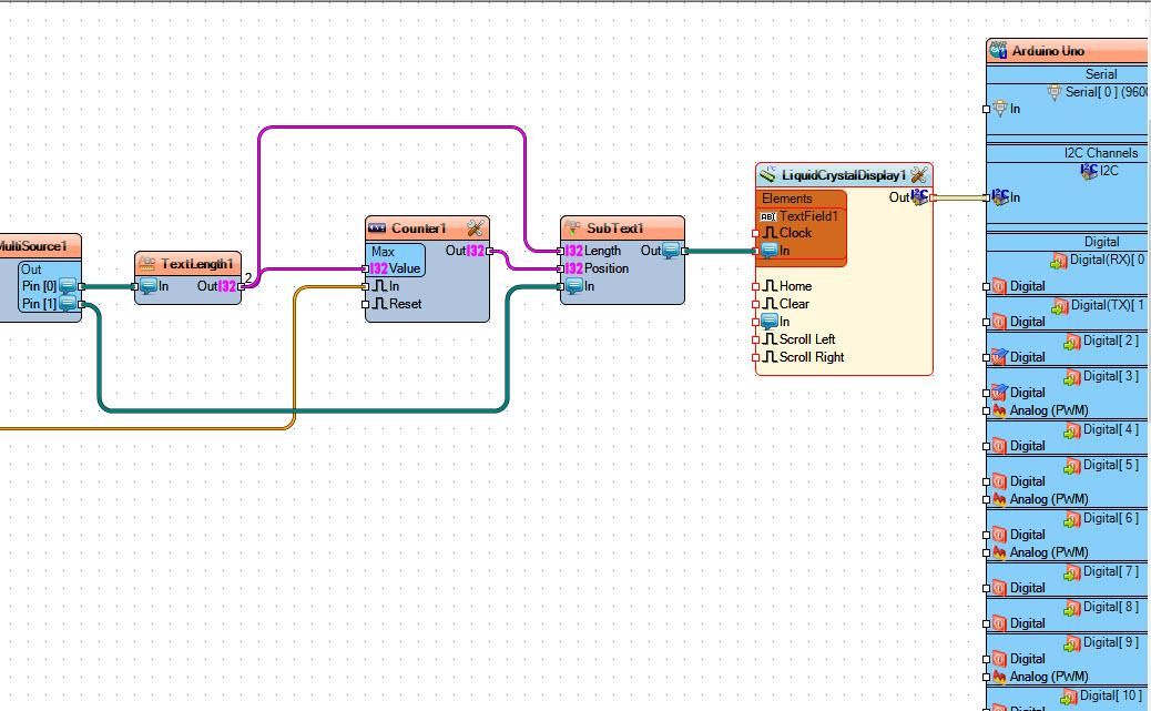 In Visuino Connect Components photo 2