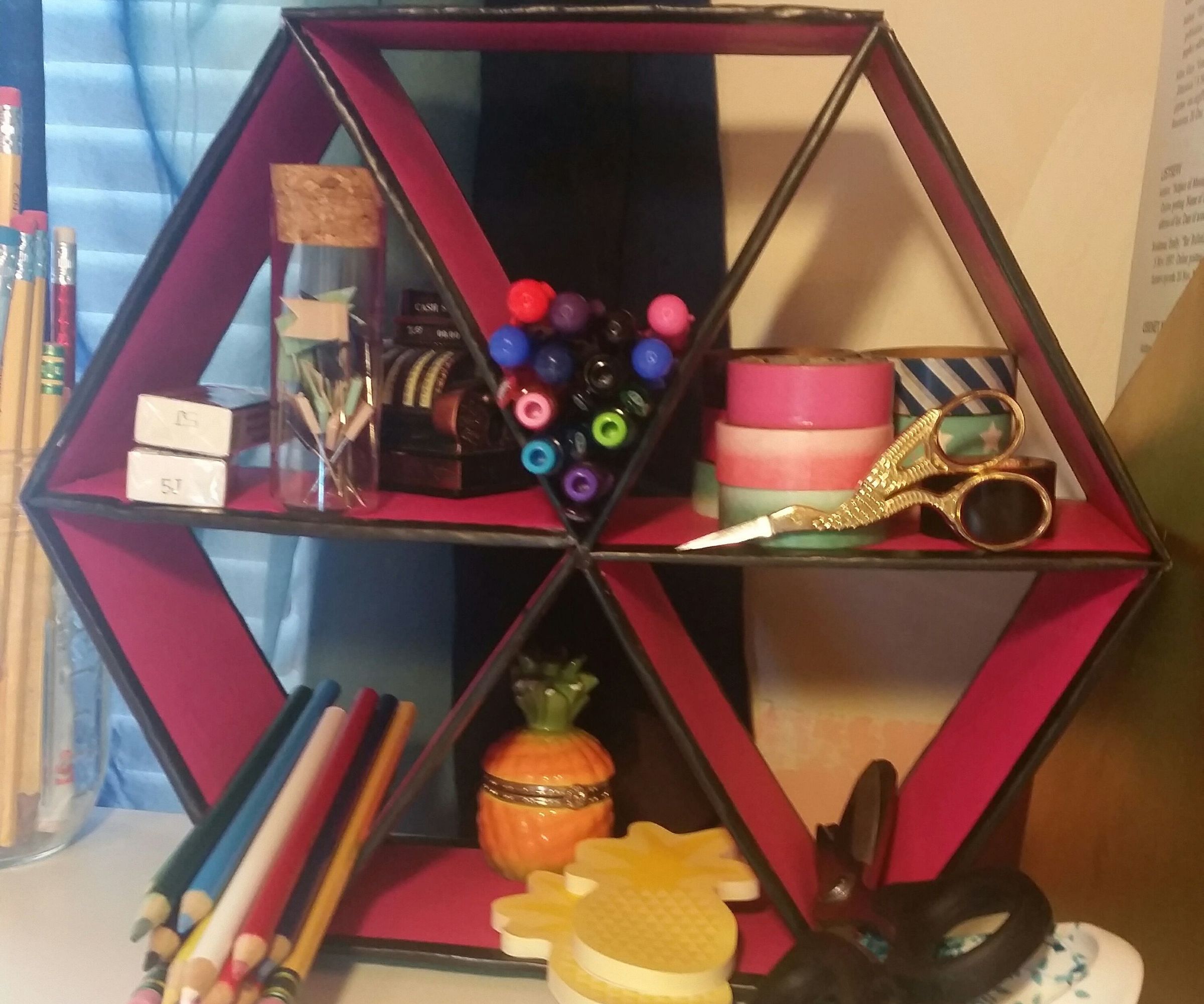 Hexagonal Desk Organizer 