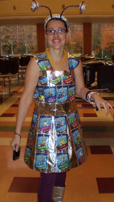 Recycled Capri Sun Alien