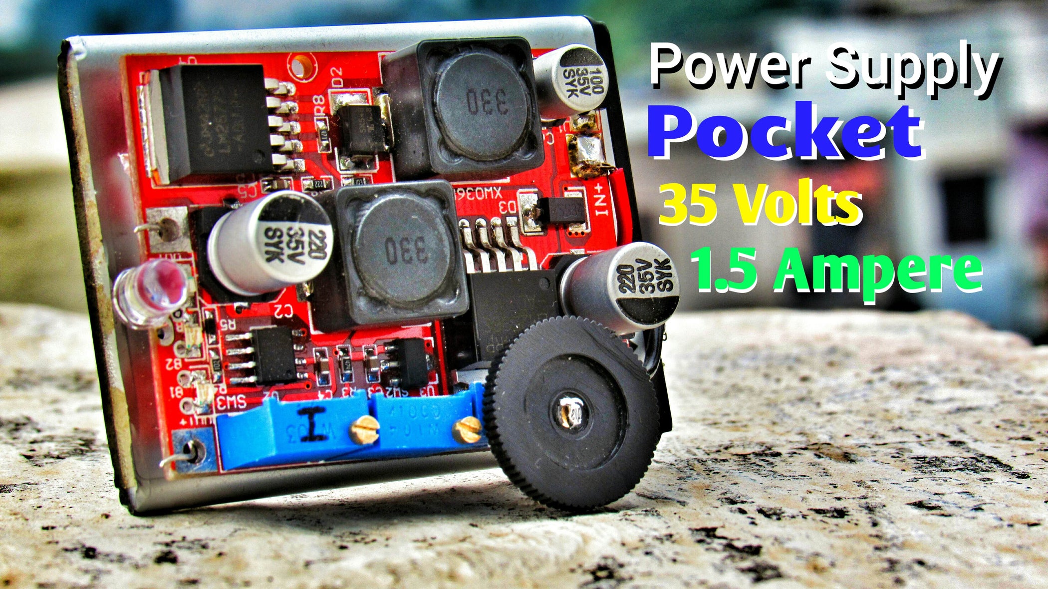 Make Variable DC Lab Bench Power Supply That Fits in Your Pocket ! 5