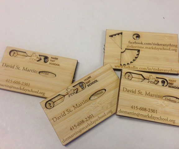 Spinning Wheel Business Card (or Mother's Day Card!)