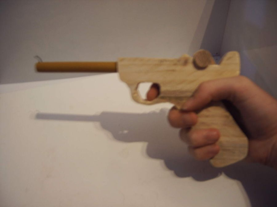 How to Make a Clothespin Luger Rubberband Gun : 12 Steps - Instructables