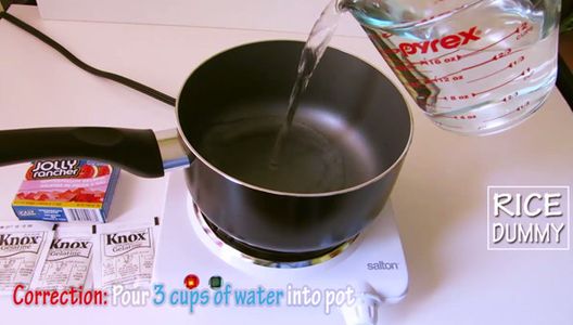 Step 3: Make Gummy Liquid 