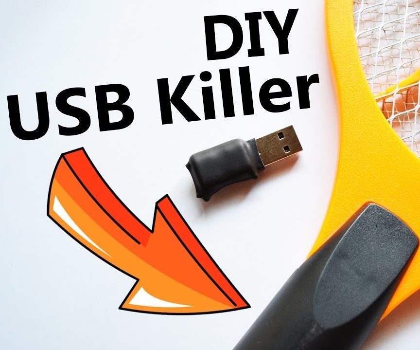 How to Make USB Killer From Bug Zapper Racket !