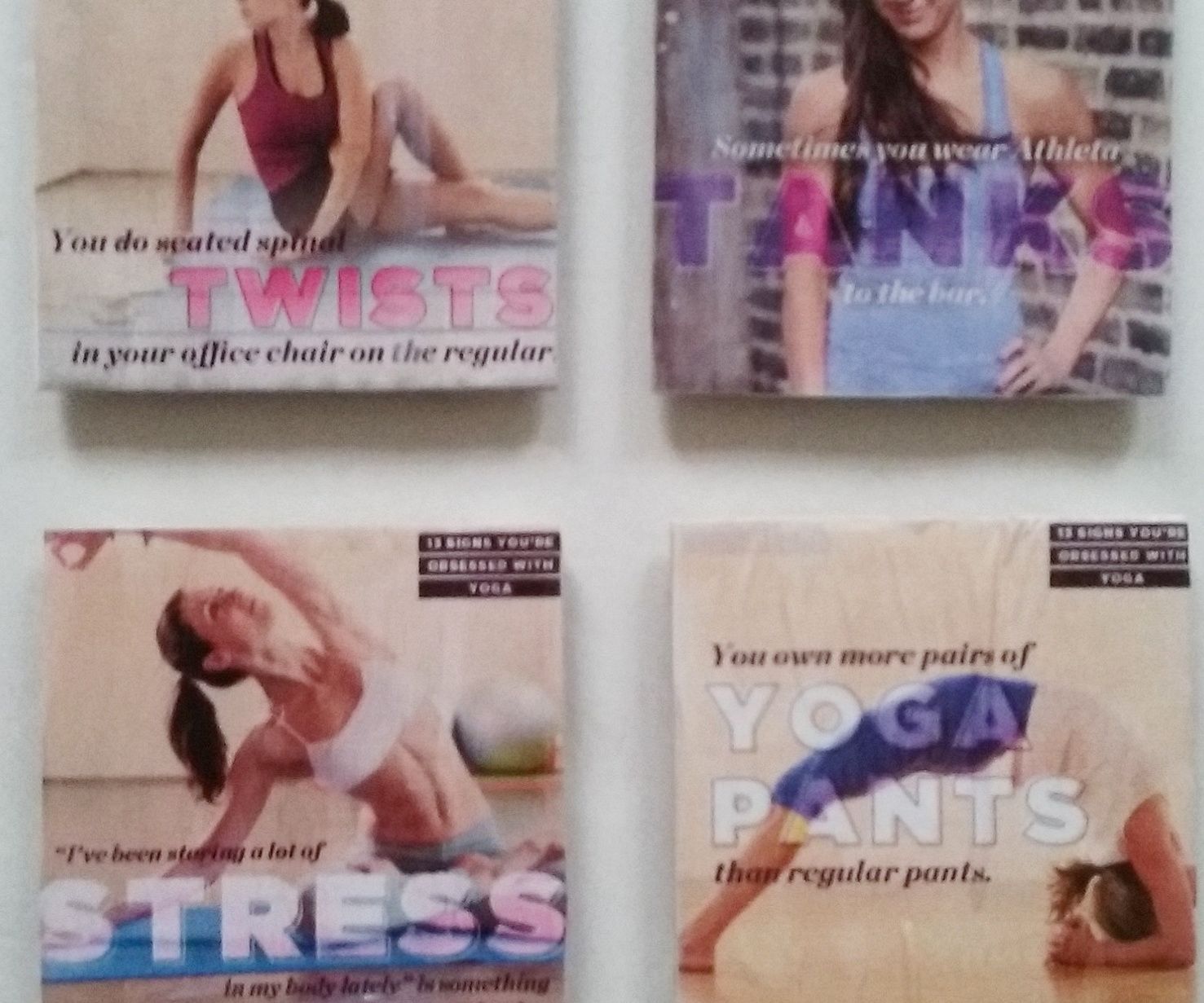 Obsessed With Yoga Coasters