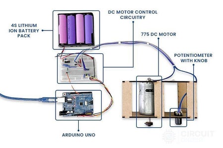 Component Assembly of Speed Control of DC Motor Using MOSFET