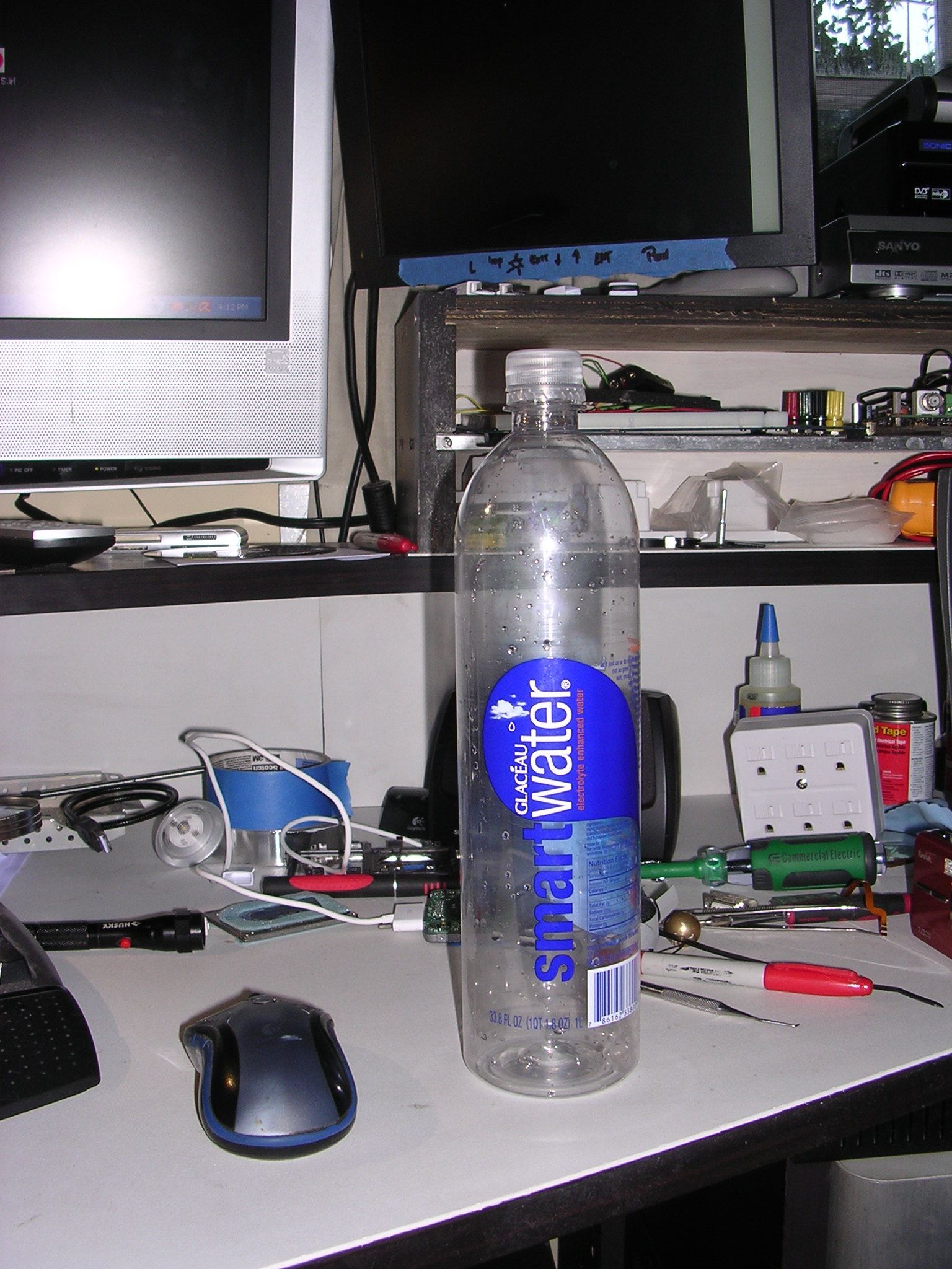 Water Bottle Hack LED Booklight 5 Steps Instructables