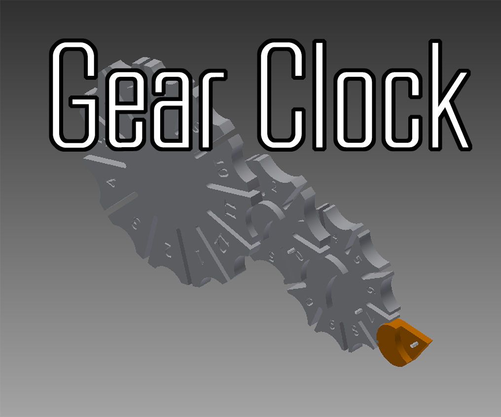 Geneva Drive Gear Clock