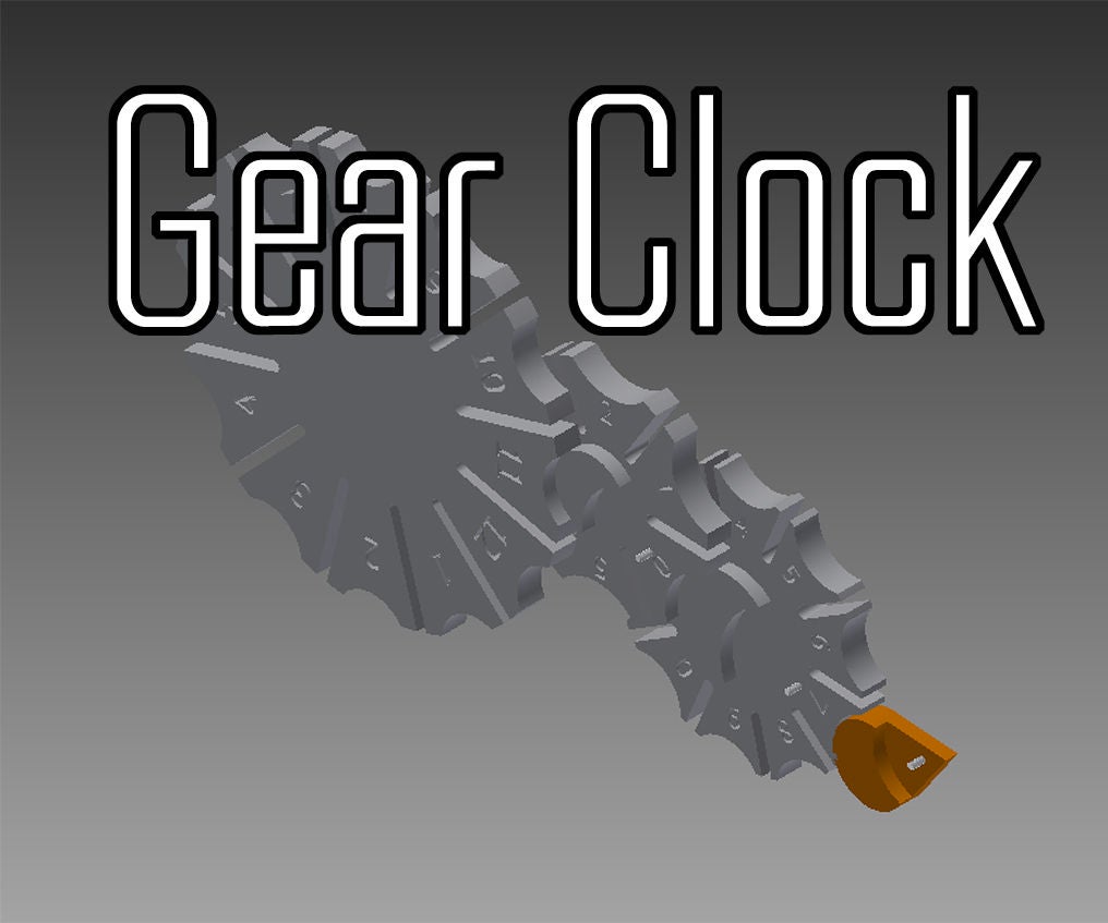 Geneva Drive Gear Clock Instructables