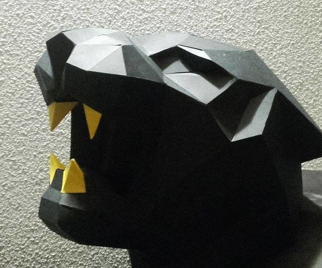 Faceted Jungle Panther Trophy