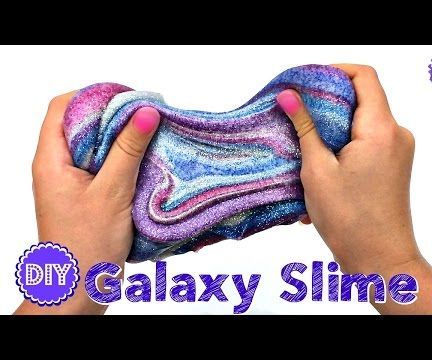 DIY GALAXY SLIME!  NO BORAX NEEDED!