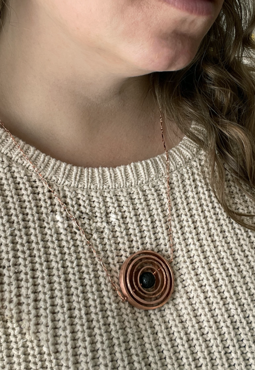 "Asteroid" Diffuser Necklace 