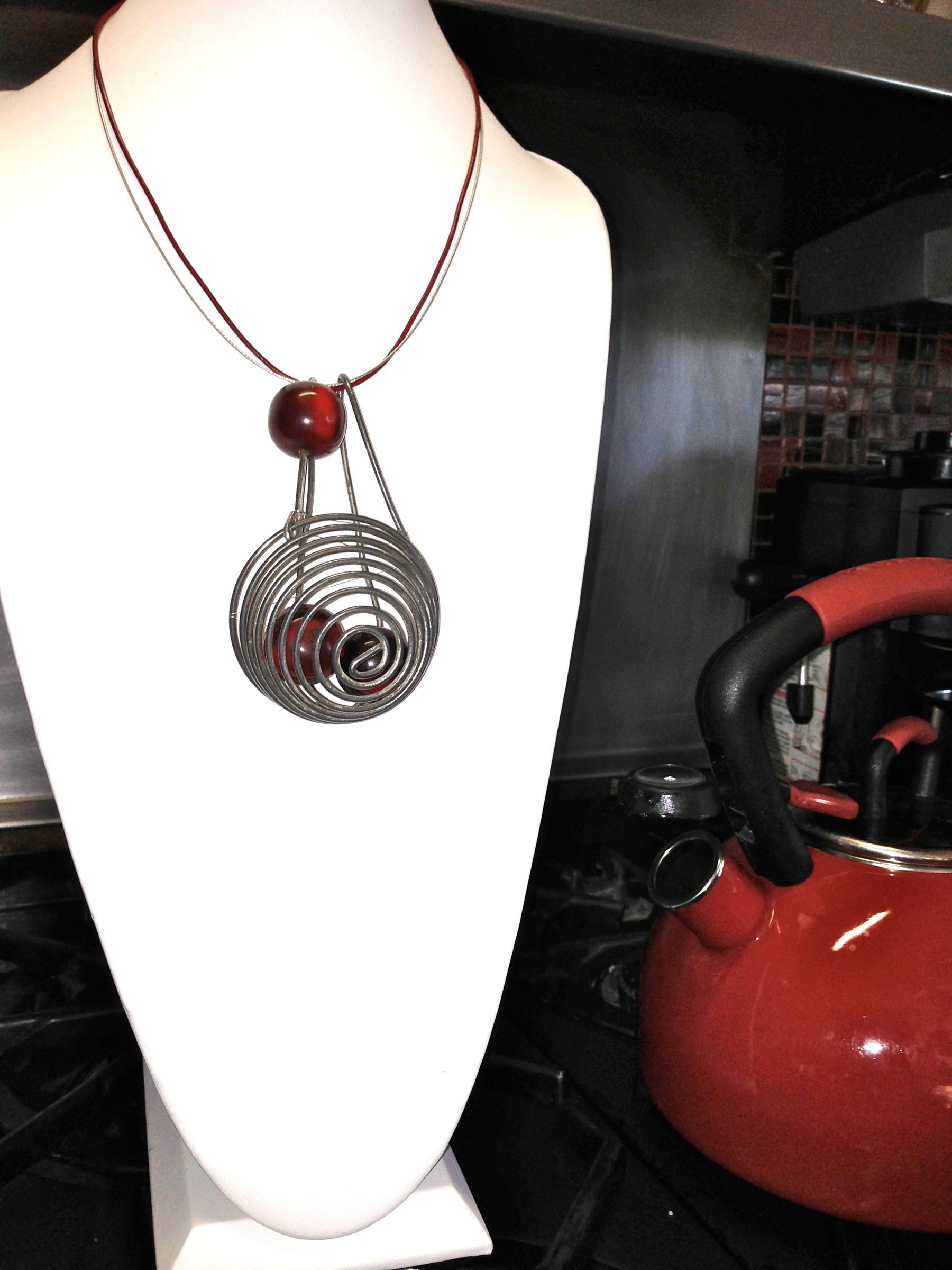"Whisk Me Away" ( Vintage Kitchen Tool Necklace)