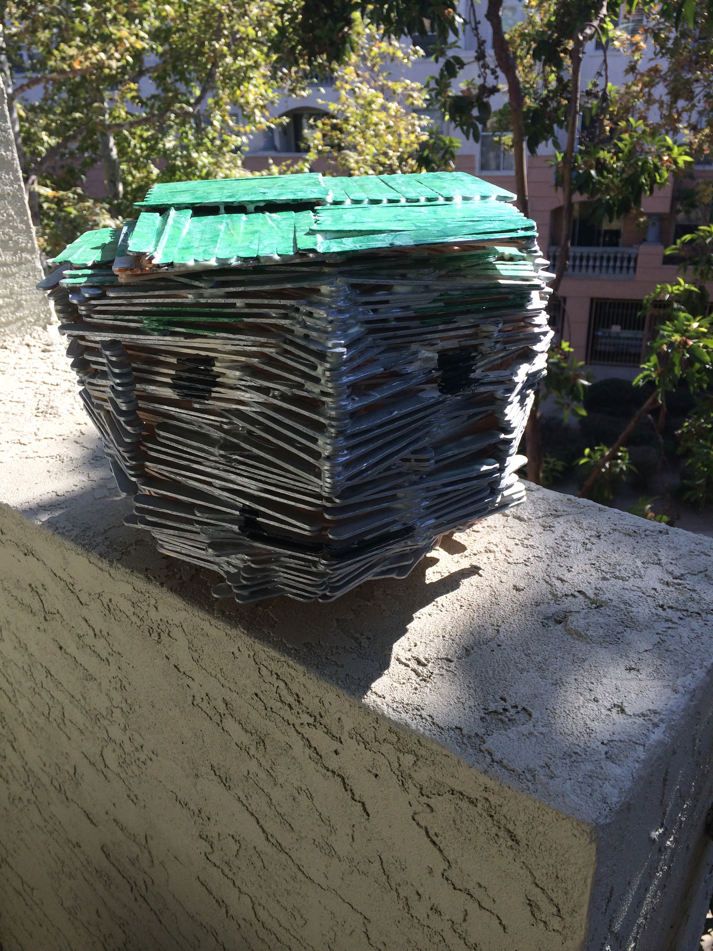 Painting Outside Storage (Frozen Troll)