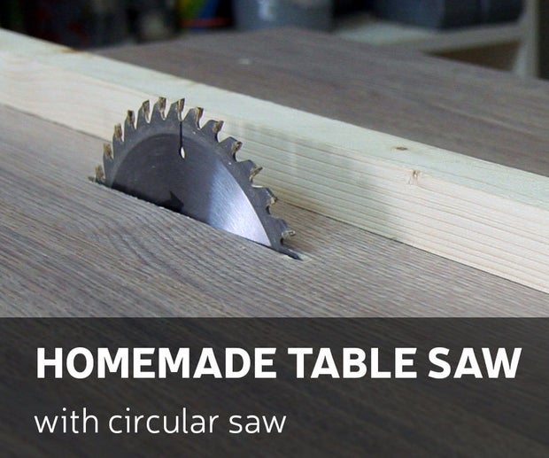 How to Make a Homemade Table Saw With Circular Saw : 6 Steps (with
