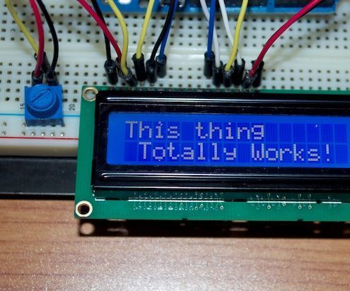 Using LCD Display With an Arduino 