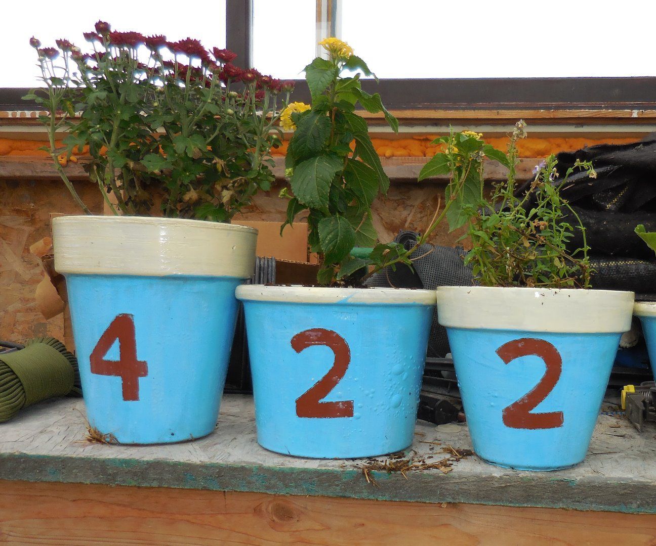 Flower Pot Address Markers