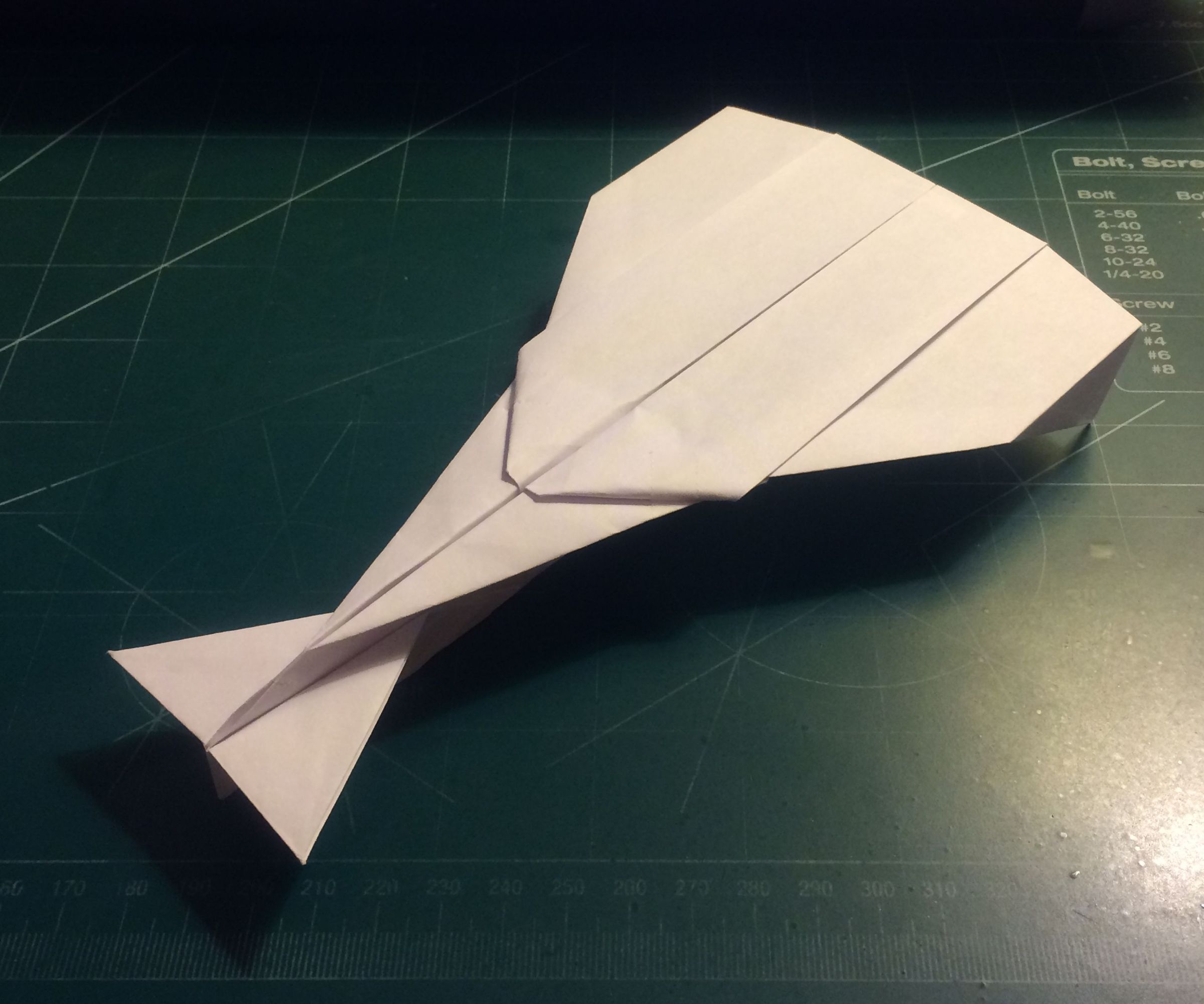 How to Make the AeroHunter Paper Airplane