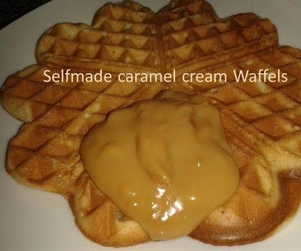Selfmade Caramel Cream Waffels Recipe