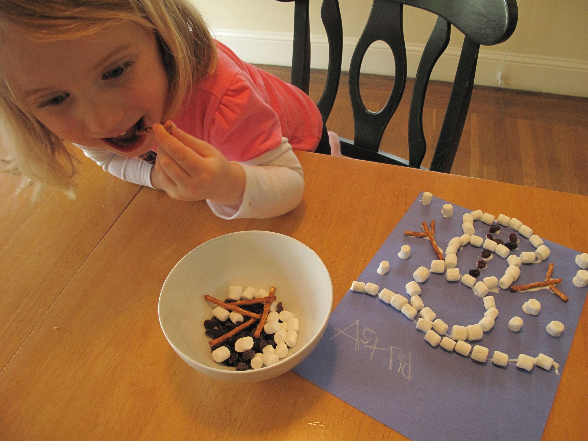 How to make one tasty snowman (not to eat)