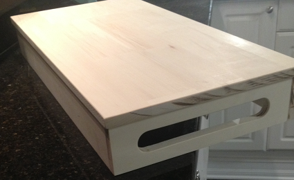 After Drilling, Cutting, and Sanding