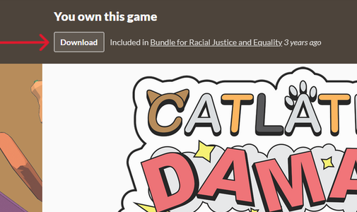 Downloading From Itch.io Library