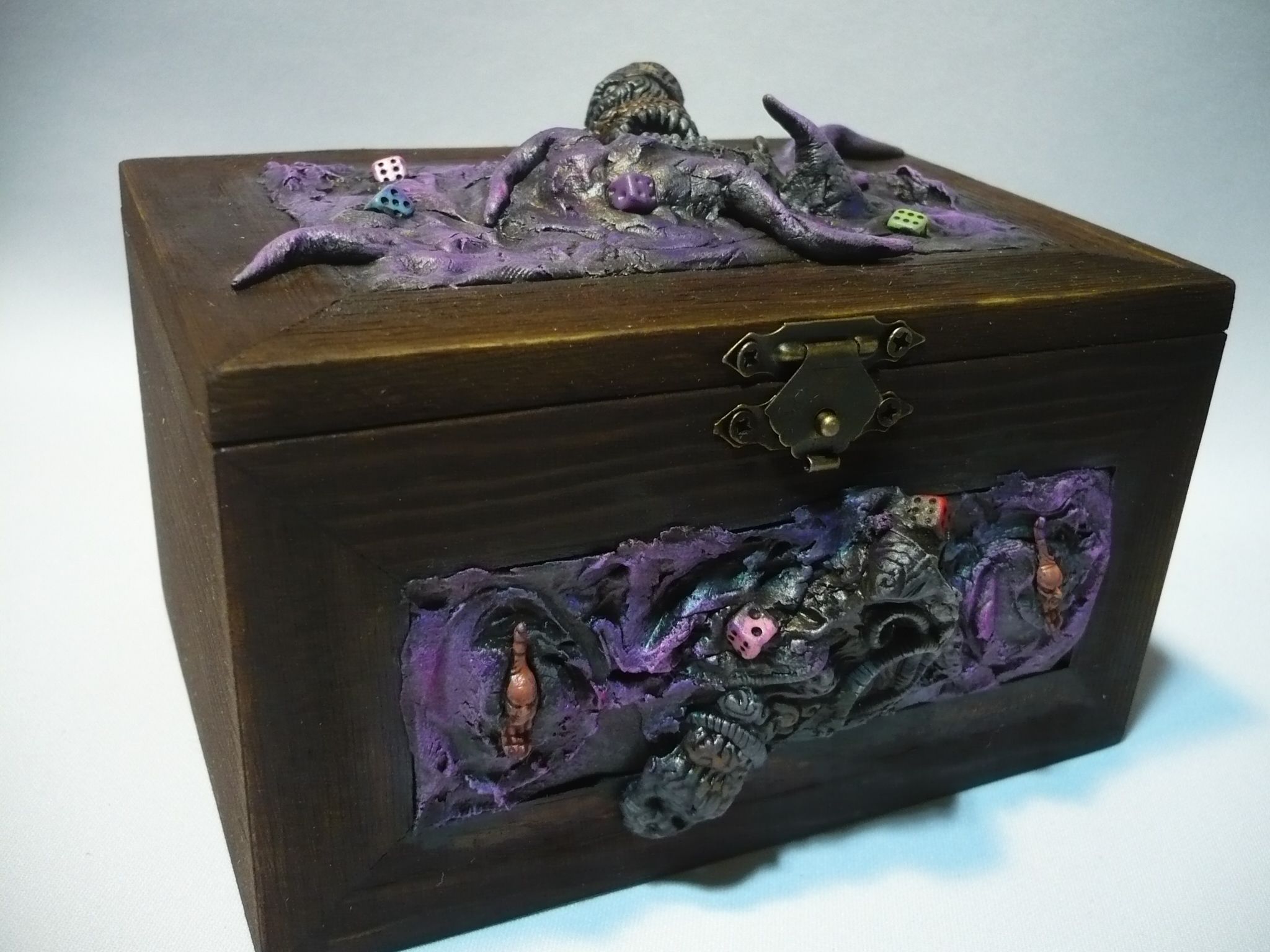 Storage Box Dice Roll, Inspired D&D and H. P. Lovecraft.