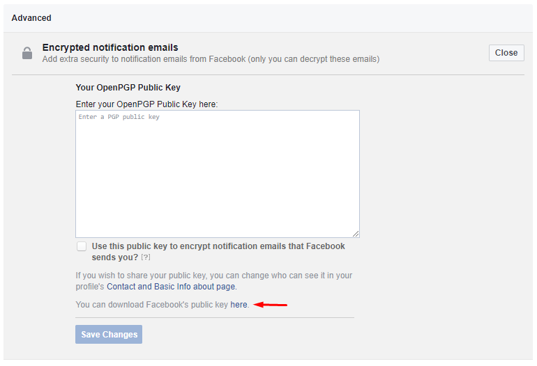 Encrypt your Notification Emails
