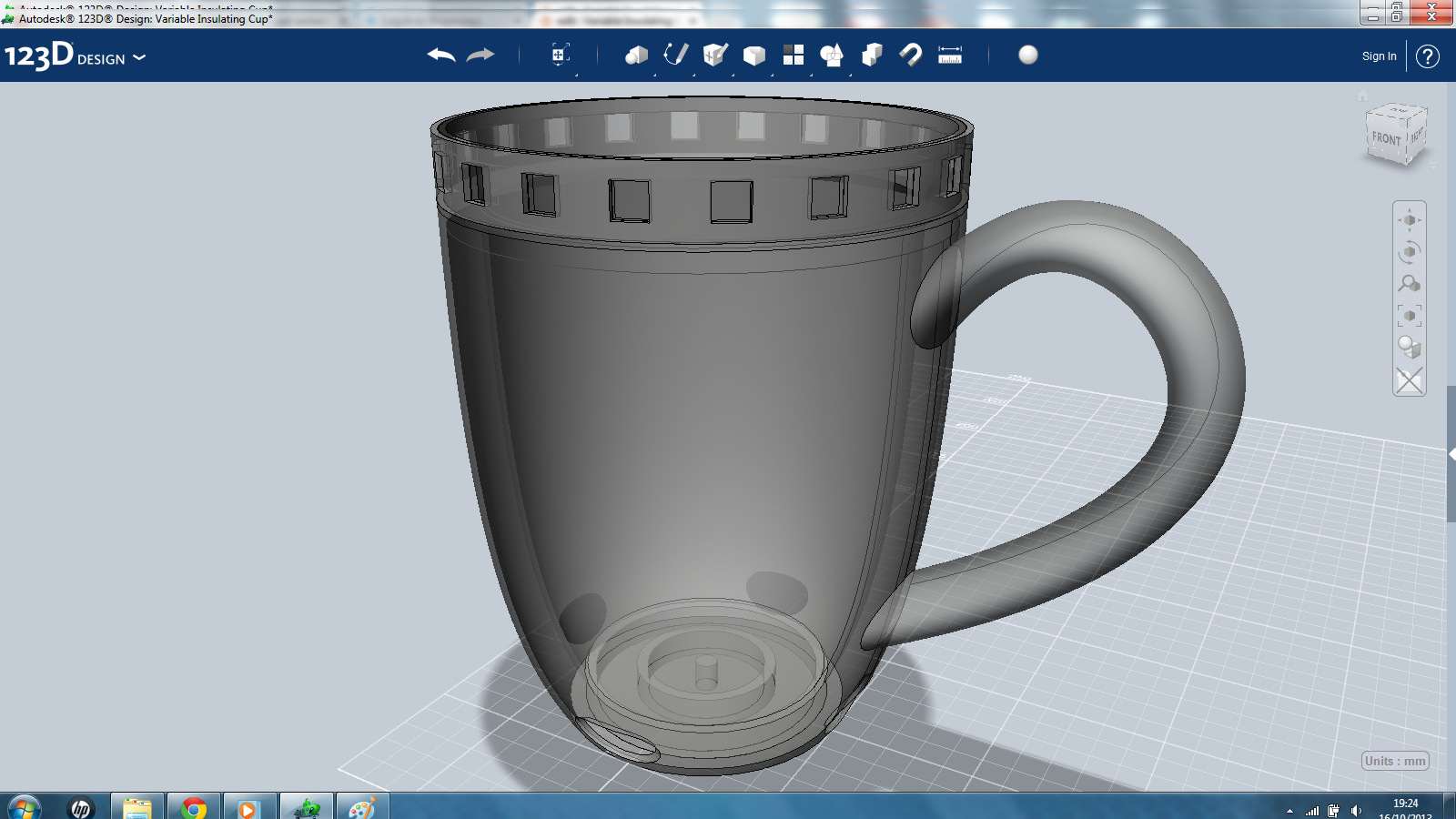 Variable Insulating Cup - Convection Cup