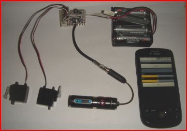 How to Let the Phone With Android to Control Servos Via Audio Channel