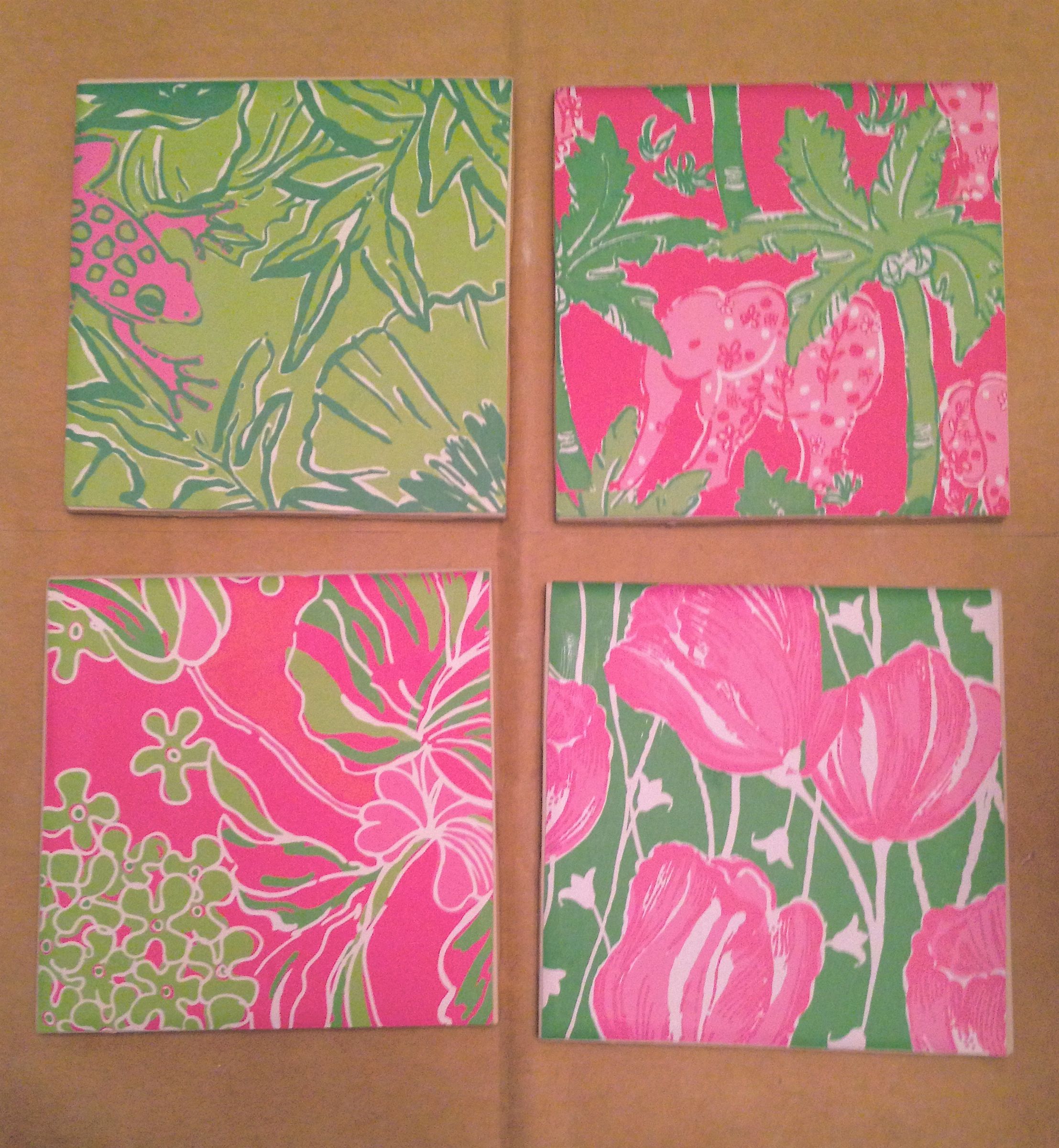Lilly Pulitzer Coasters