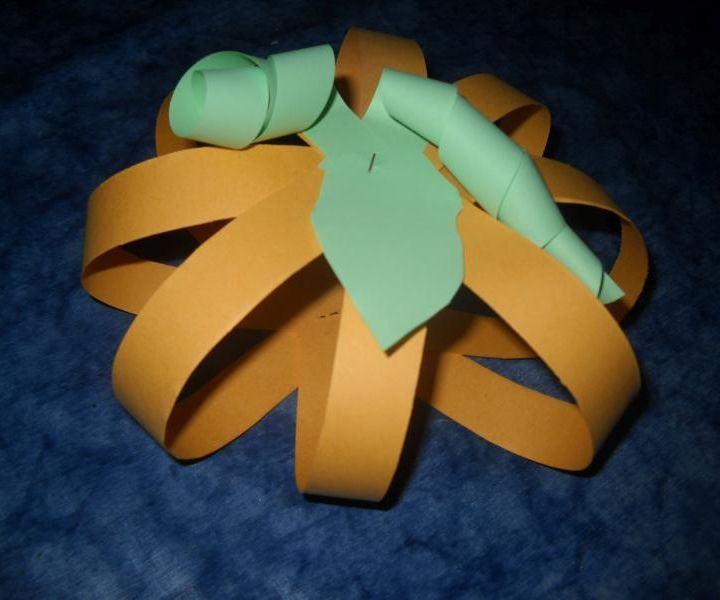 3D Paper Pumpkin - 1st Type
