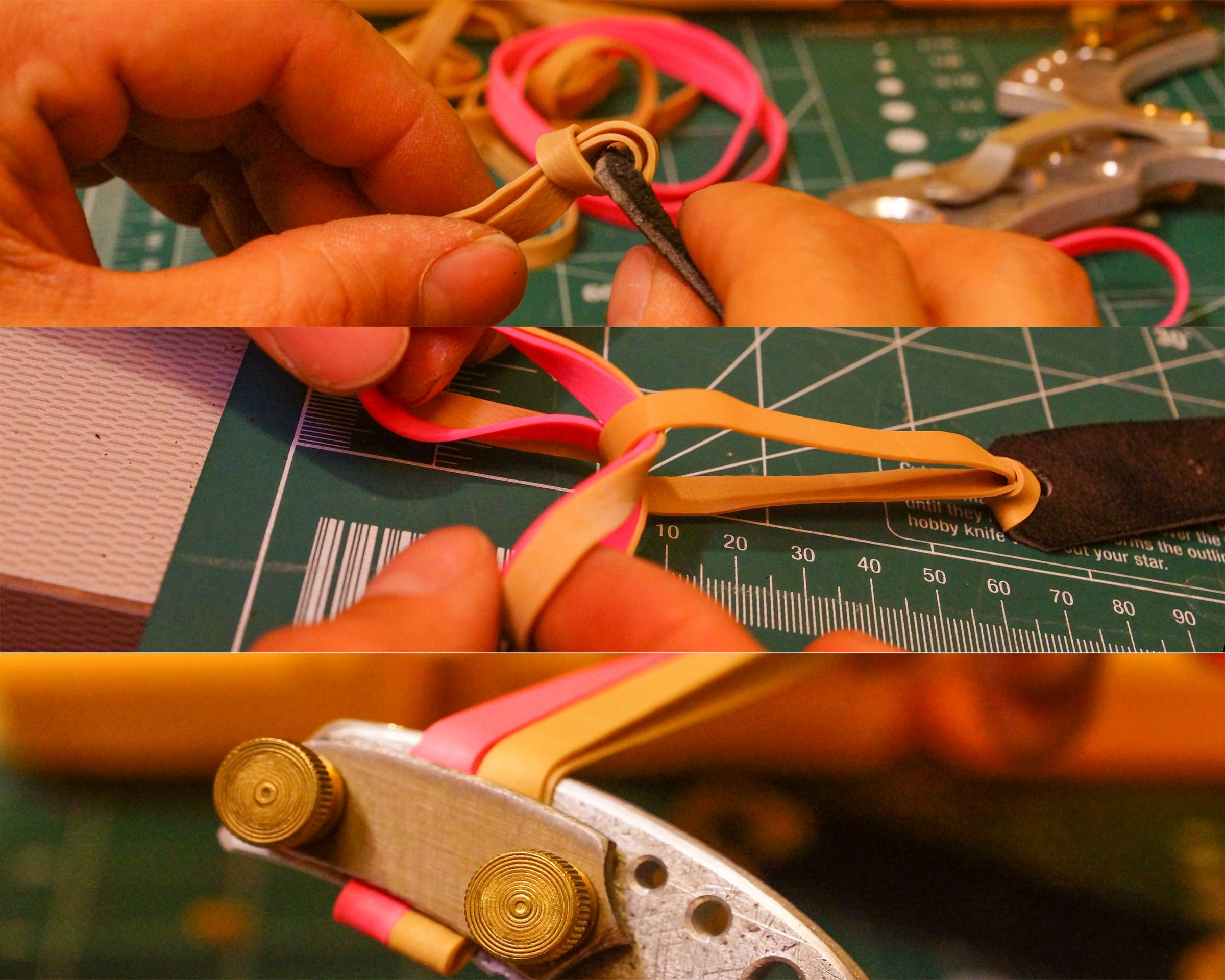 Rubber Band Slingshot Bands 7 Steps Instructables
