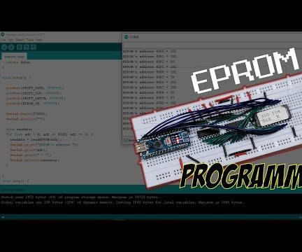 Arduino Powered Eprom Programmer : 4 Steps - Instructables