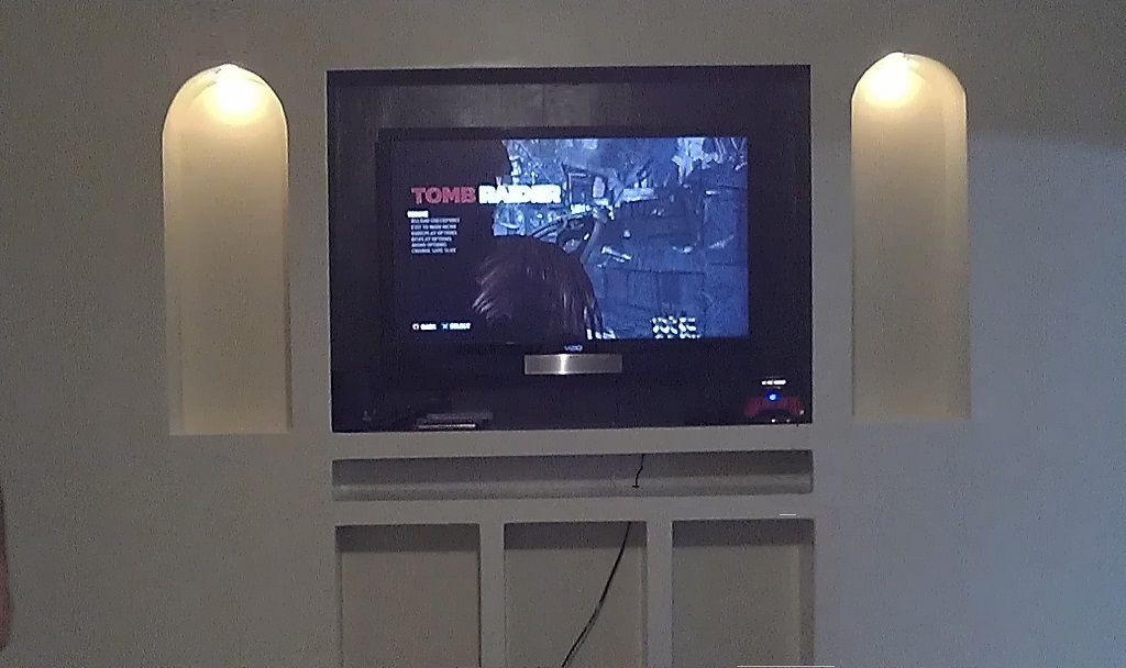 Recessed Entertainment Wall