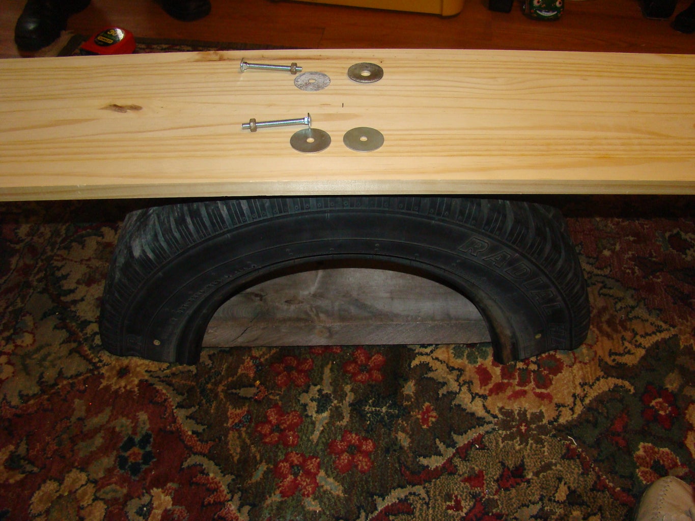 How to Make a Teeter Totter From an Old Tire 16 Steps (with Pictures
