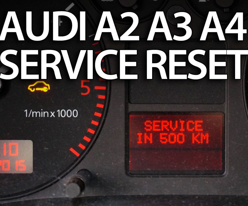Reset Service Reminder in Audi A2, A3, A4, A6, TT
