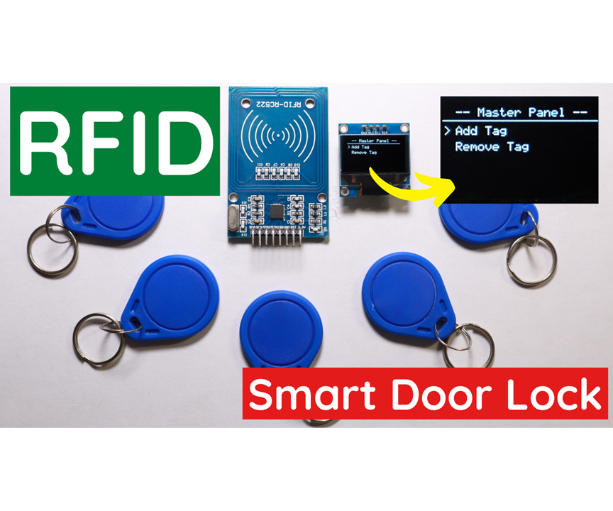 RFID Smart Door Lock With OLED