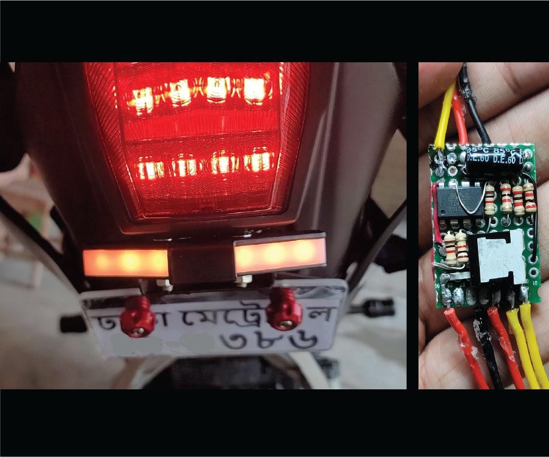 Customized My Bike's Indicator Light Using Attiny85
