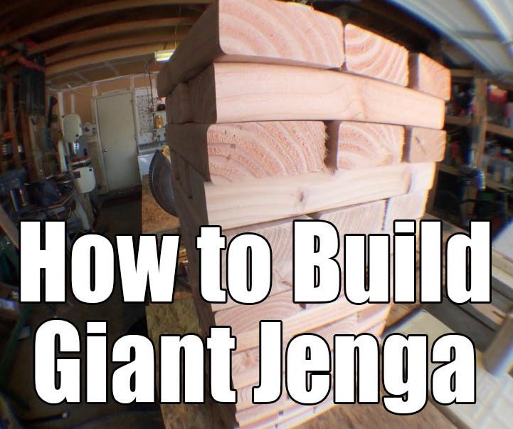 How to build a giant Jenga set