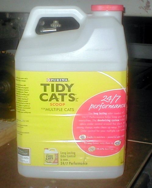 Kitty Litter Bottle Breadboard Storage Case