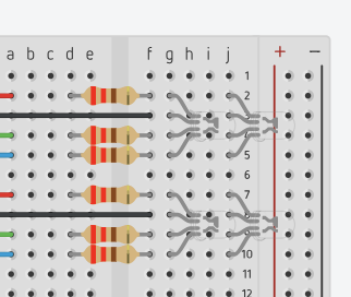 Wire RGB LEDs in Pairs