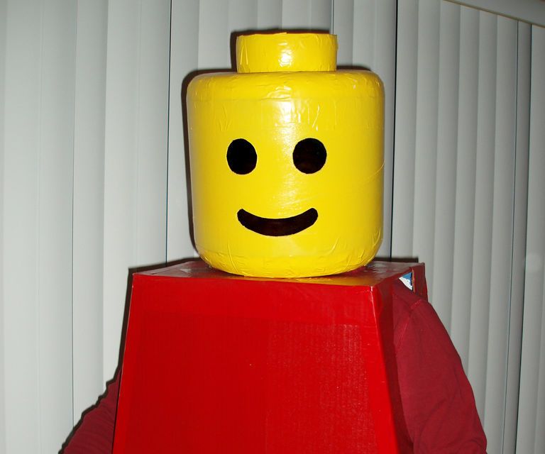 ¡Disfraz De Hombre LEGO!