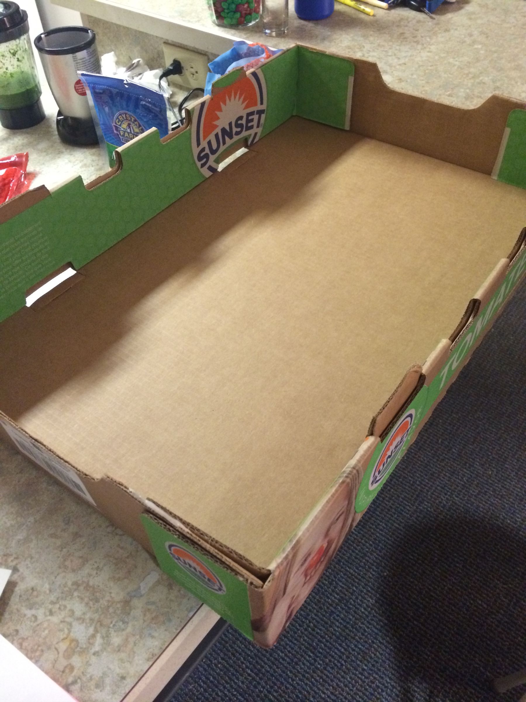 Costco Box Art Frame 9 Steps Instructables